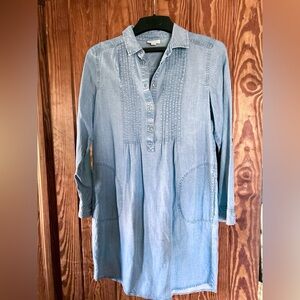 J. Jill Denim Long Sleeve Shirtdress